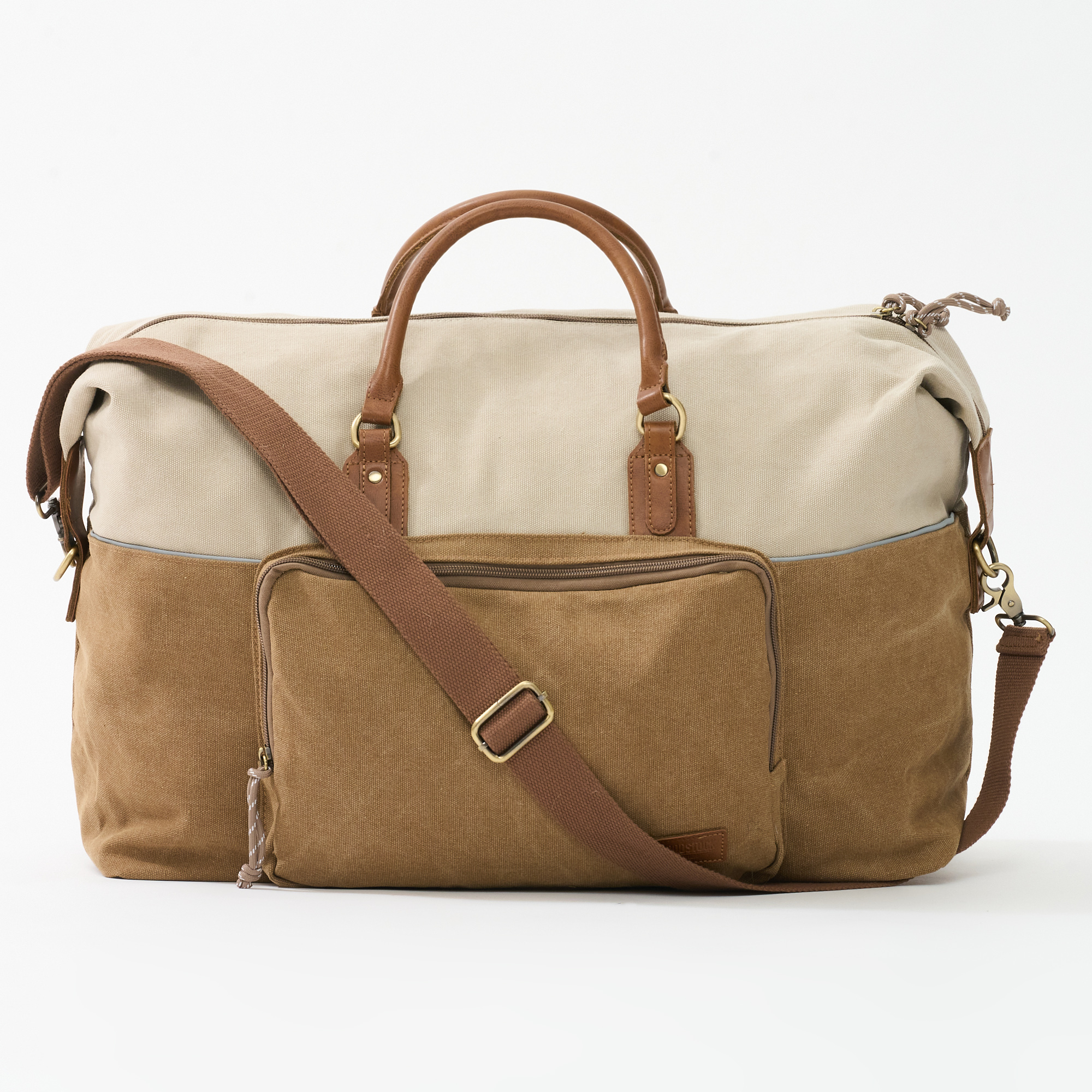 71% off on Two-Tone Premium Canvas Weekend Bag | OneDayOnly