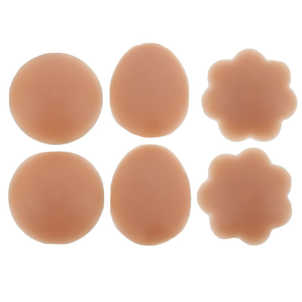 6-Piece Large Reusable Silicone Nipple Covers