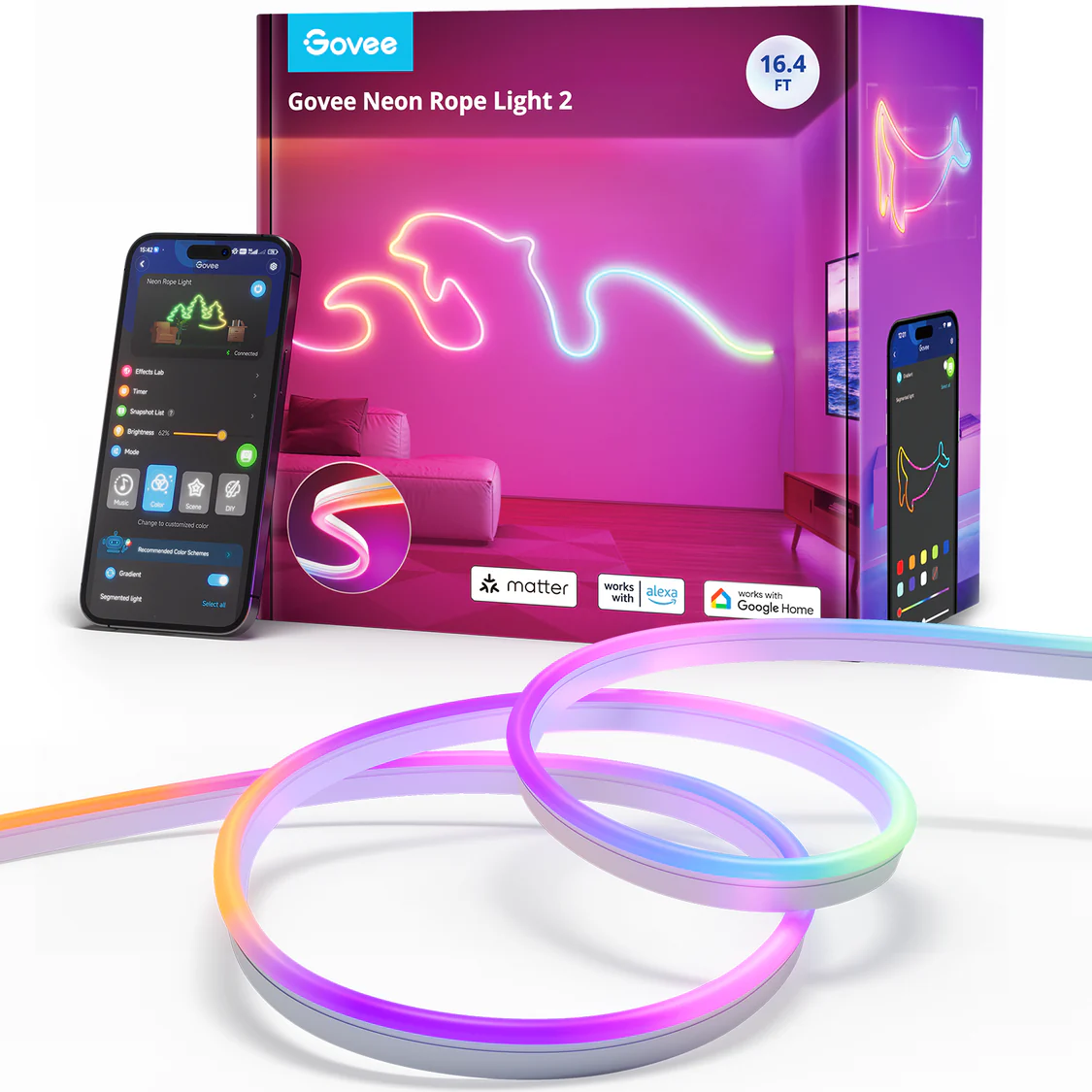 Neon Rope Light 2 RGBIC Smart LED Strip