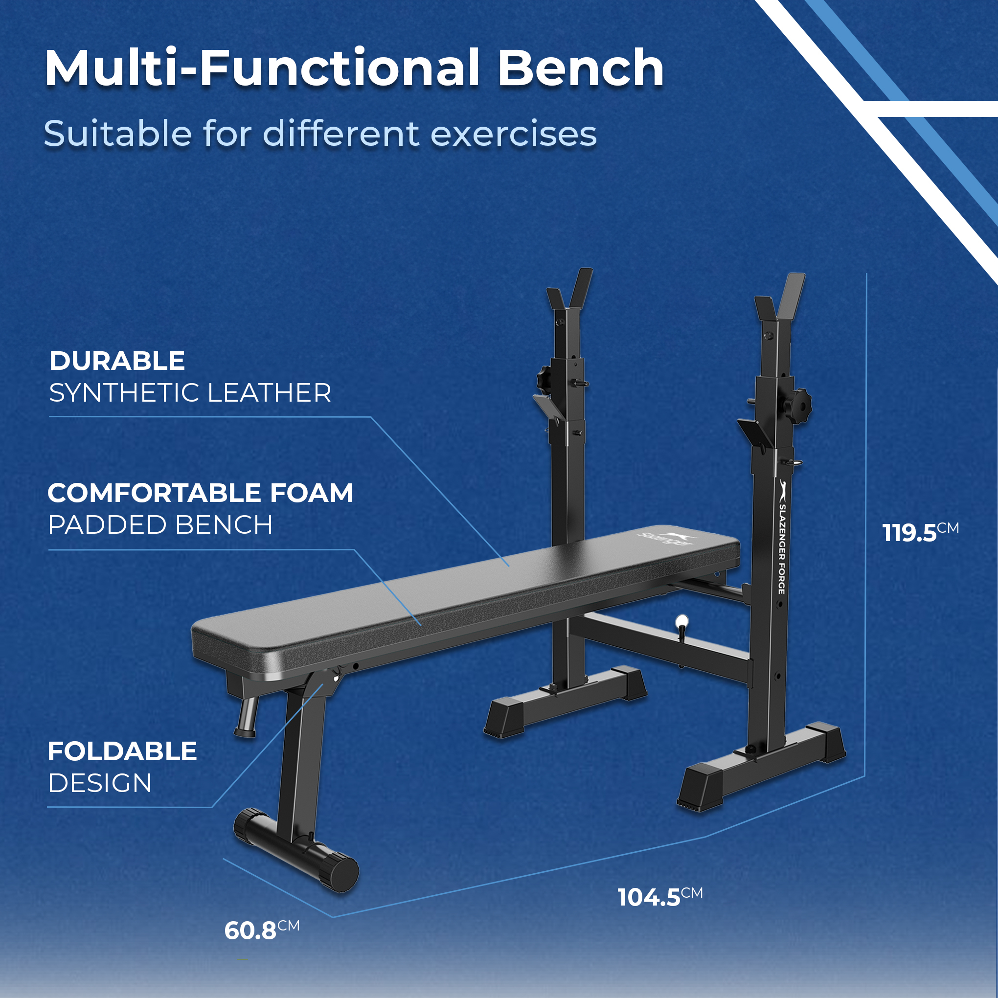 32% off on Slazenger Forge Barbell Bench | OneDayOnly