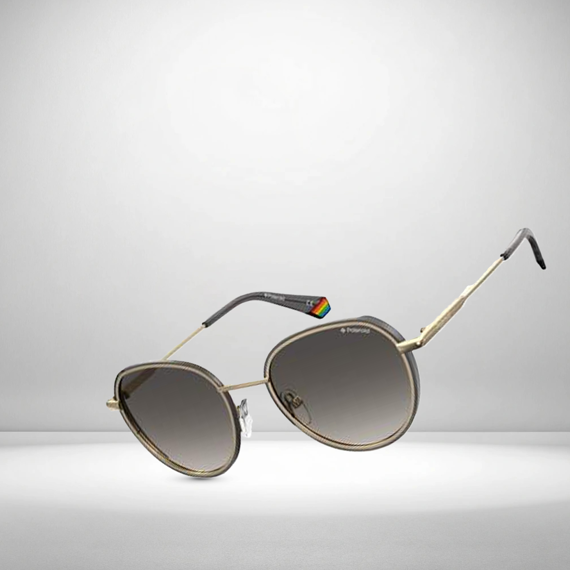 64 off on Ladies OvalShaped Metal Sunglasses OneDayOnly