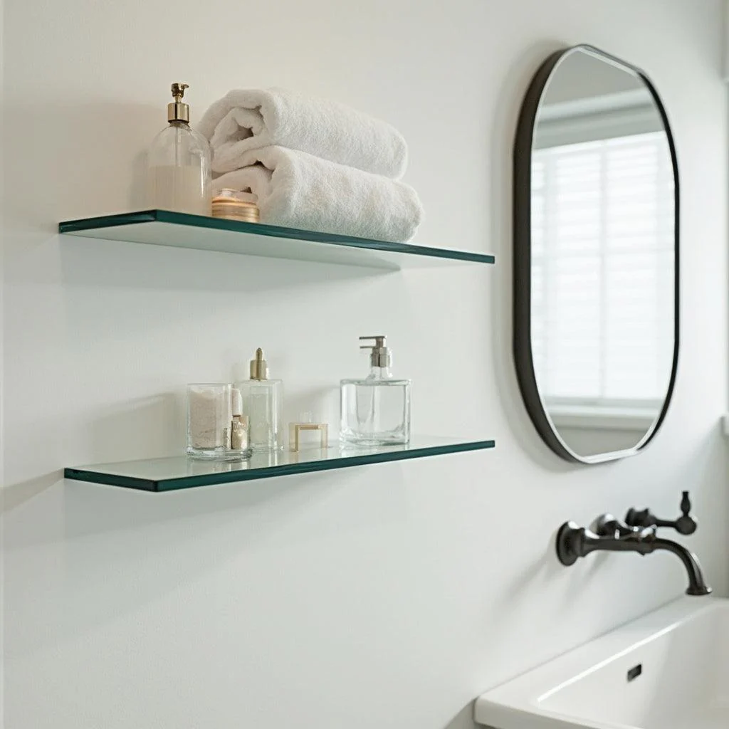 62 off on Tempered Glass Wall Shelving OneDayOnly