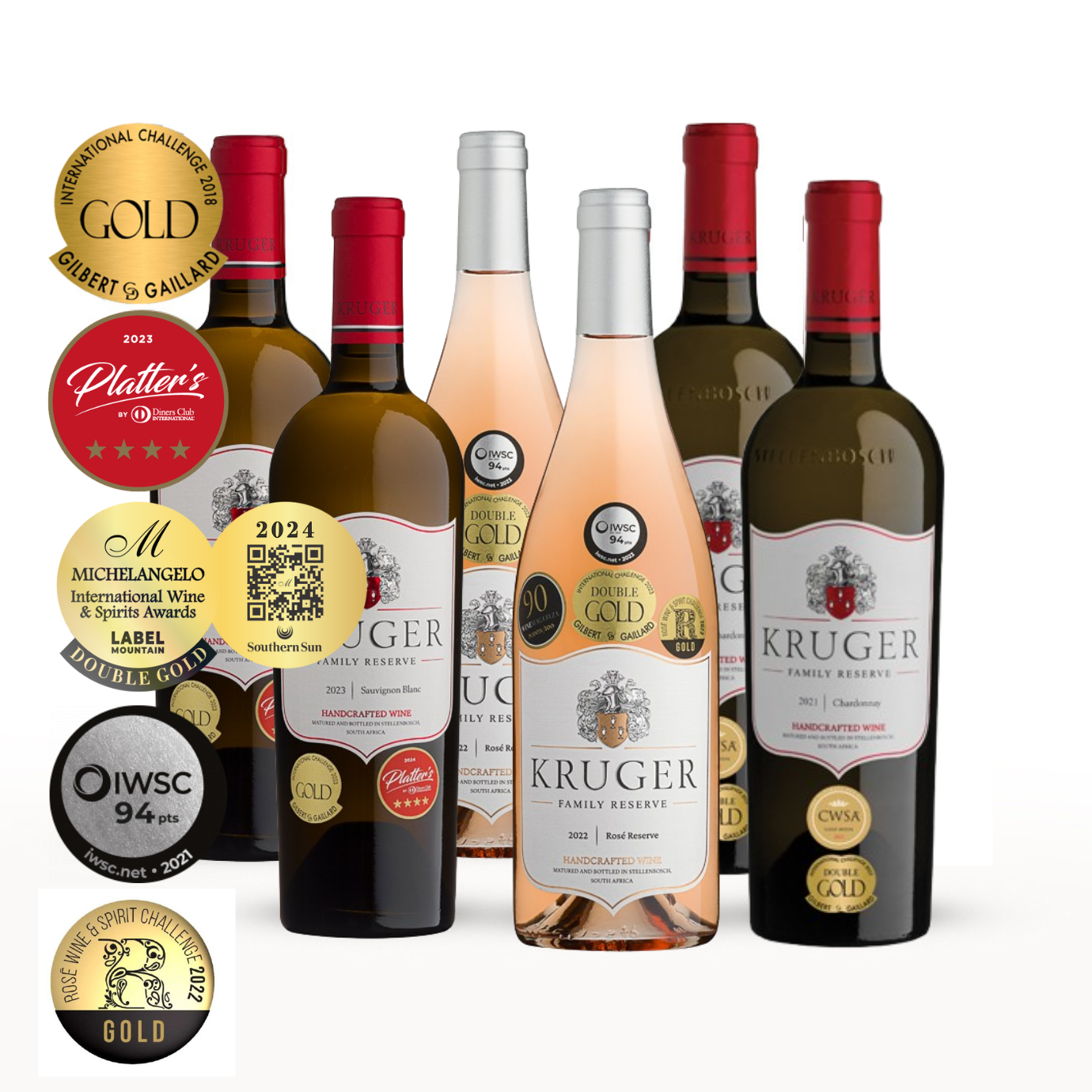 Chardonnay, Rose and Sauvignon Blanc Mixed Case
