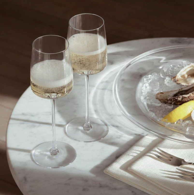 4x 230ml Metropolitan Champagne Glasses