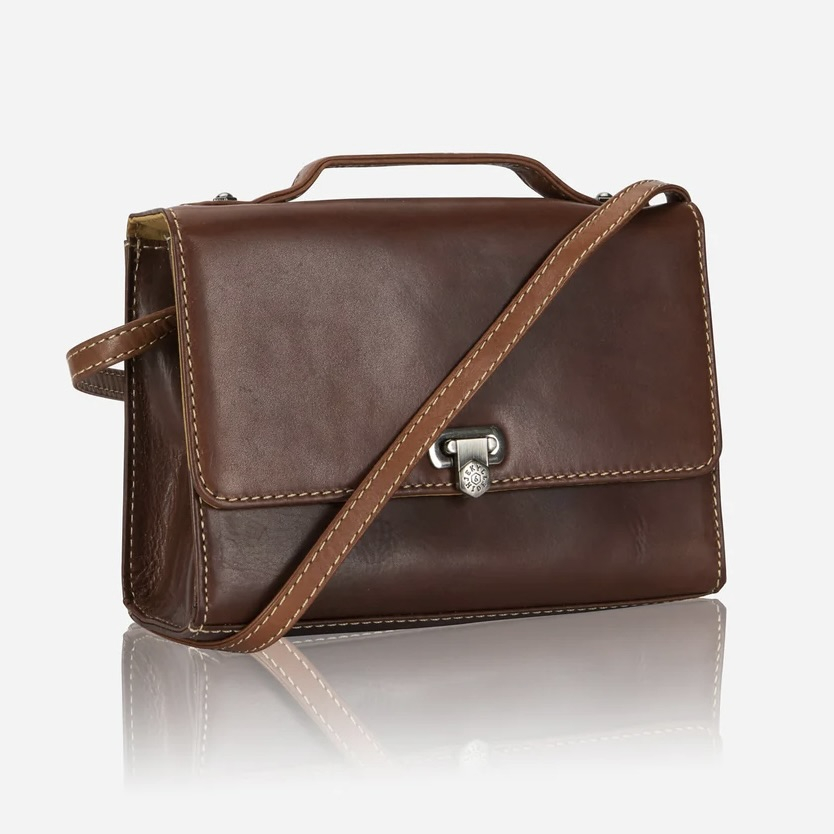 小物 _0.hide 1 of 1 Leather Grove Size:M 36% off on Jekyll & Hide Leather Crossbody Bag | OneDayOnly