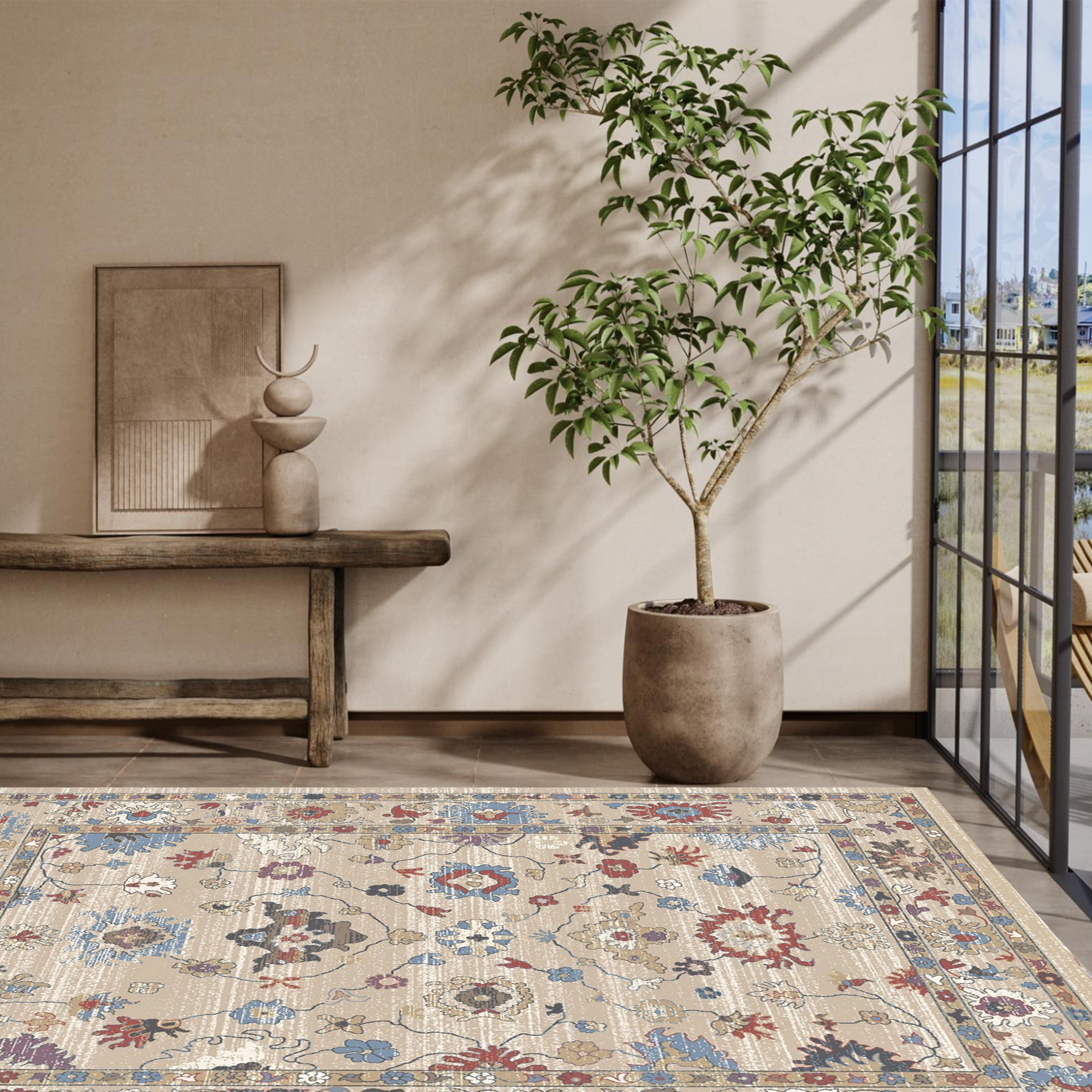 Vinci Fusion Floral Rug