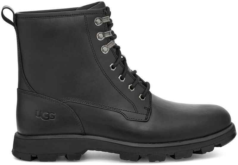 Kikson Black Leather Boot
