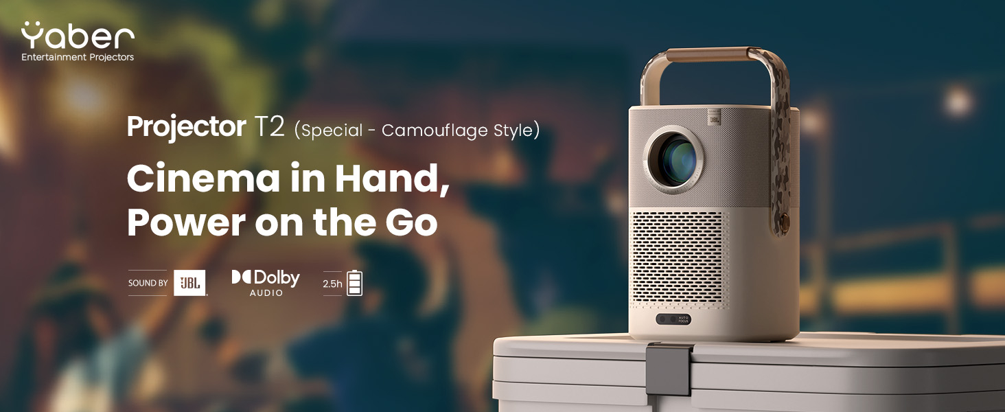 50% off on Yaber T2 Plus Bluetooth Projector | OneDayOnly