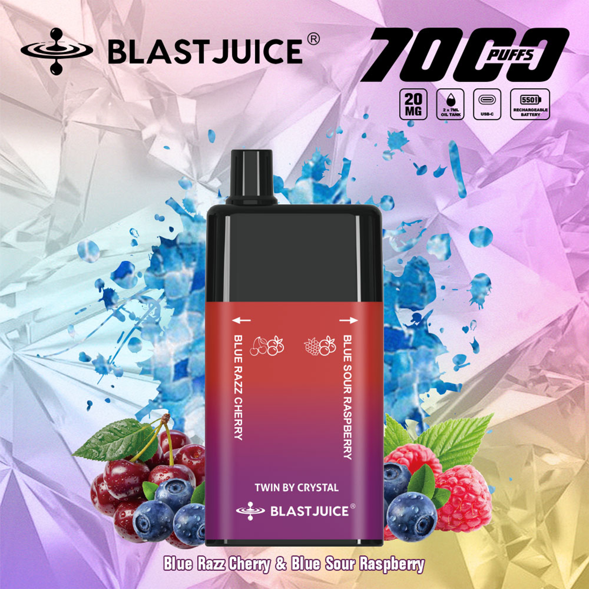 Blue Raz Cherry & Blue Sour Raspberry