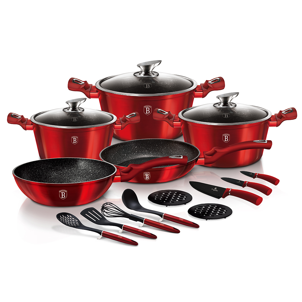 56% off on 17-Piece Non-Stick Cookware Set | OneDayOnly