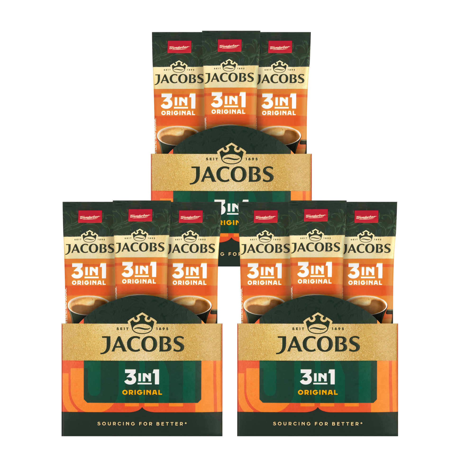3x 20's 2-in-1 or 3-in-1 Instant Coffee Mix Sachets