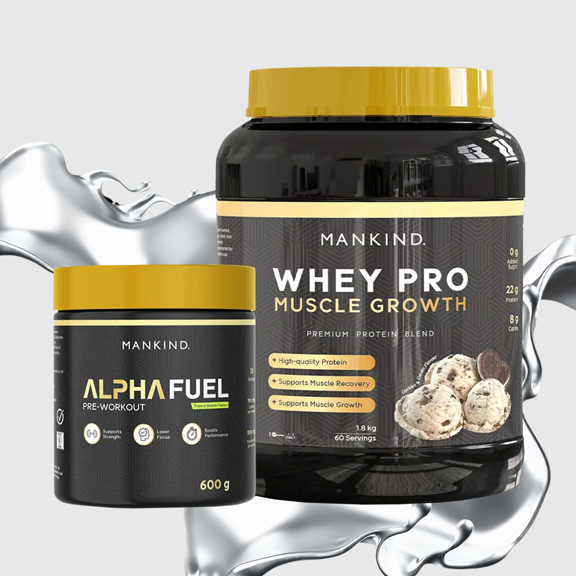 AlphaFuel and Whey Pro Muscle Grow Bundle