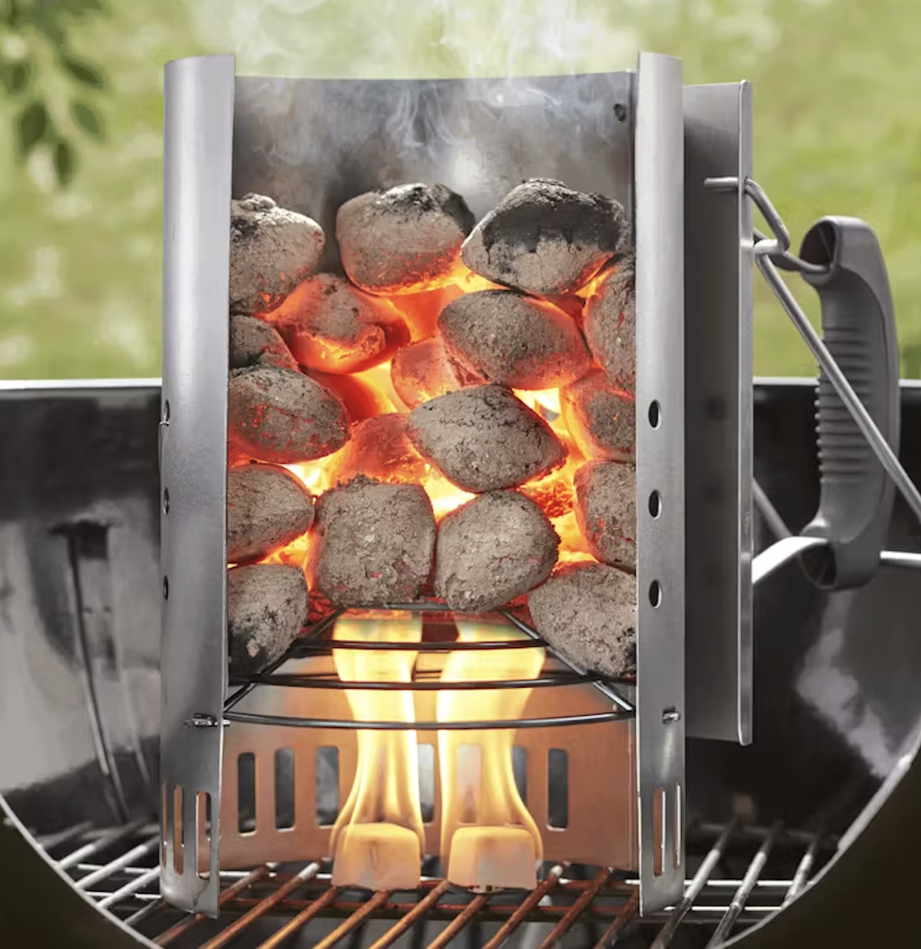 Charcoal Briquettes Charcoal Chimney With Release Light Charcoal