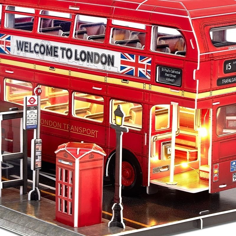 26% off on 87-Piece London Bus 3D Puzzle | OneDayOnly