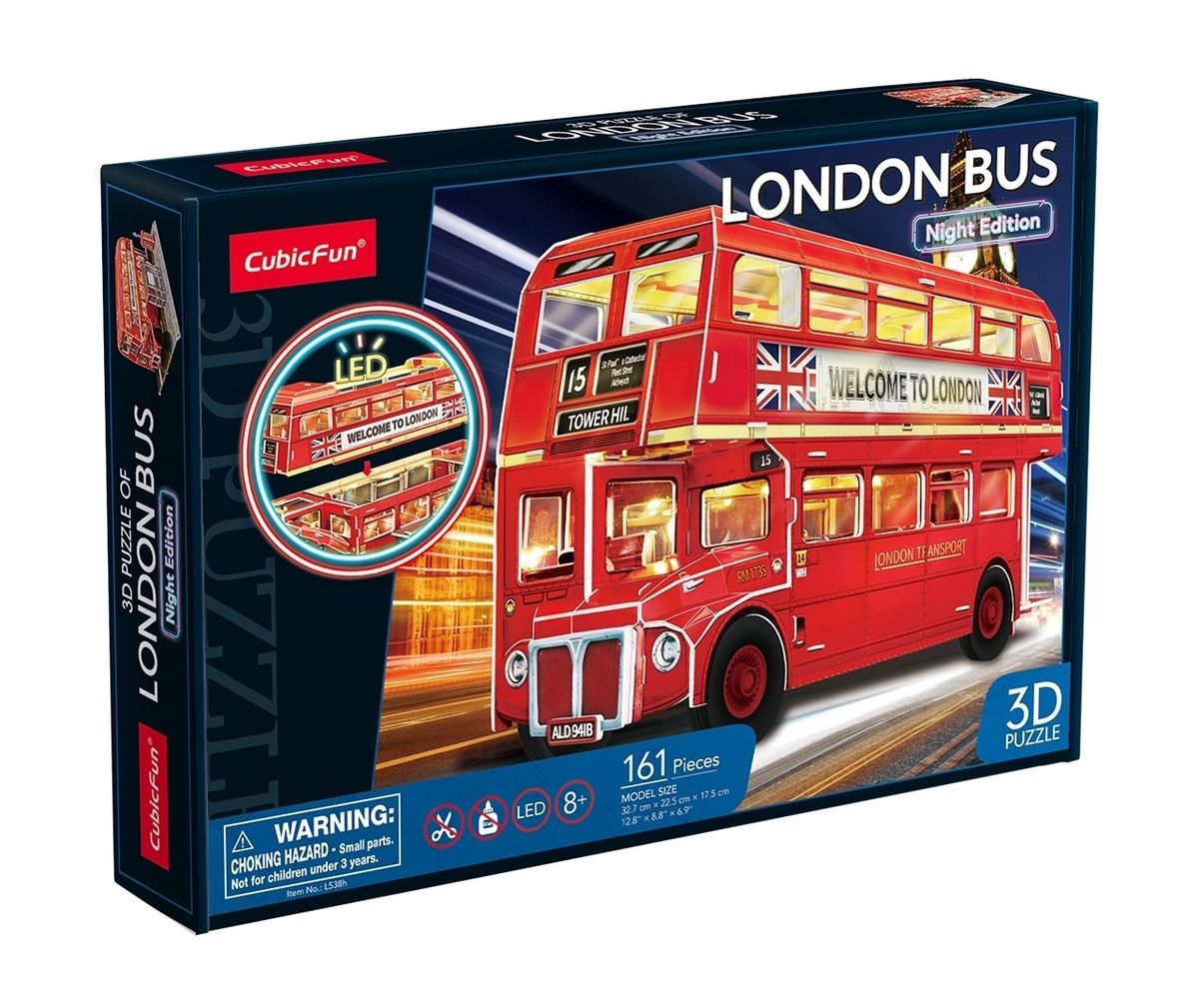 26% off on 87-Piece London Bus 3D Puzzle | OneDayOnly
