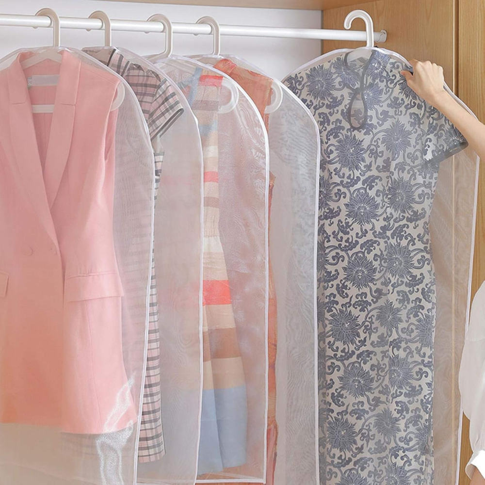 5x Hanging Garment Protectors