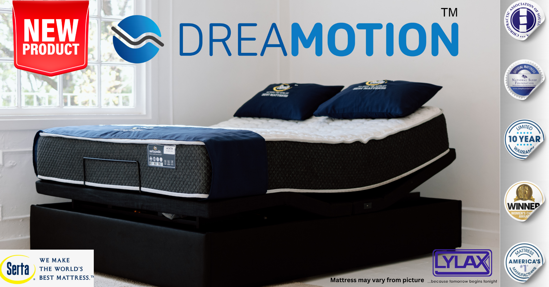 R34,000 off on Dreamotion Adjustable Bed Set | OneDayOnly