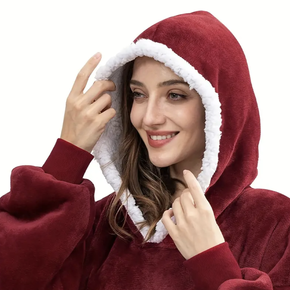 24% off on 2x Oversized Plush Blanket Hoodies | OneDayOnly