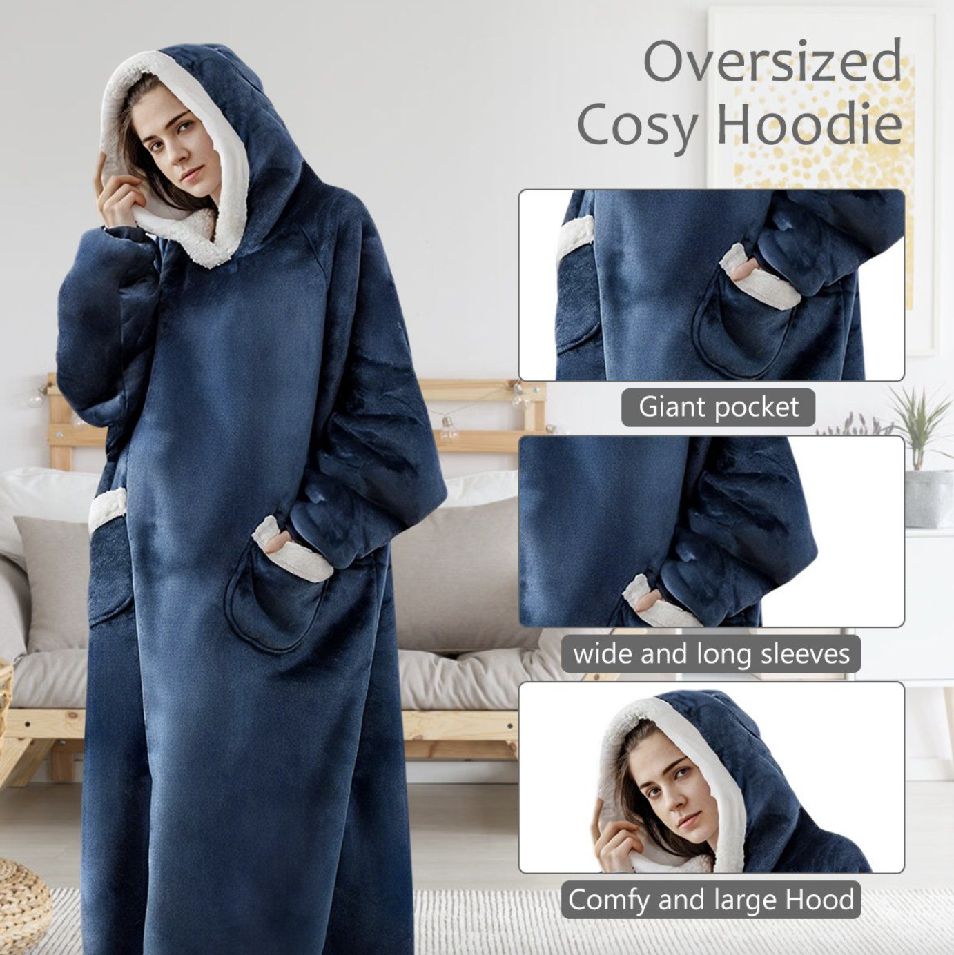 24aw ORIMI BLANKET HOODIE ブラウン 24aw ORIMI BLANKET HOODIE ブラウン
