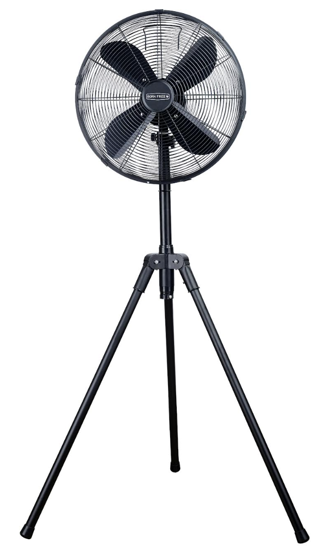 40cm Matt Black Tripod Fan