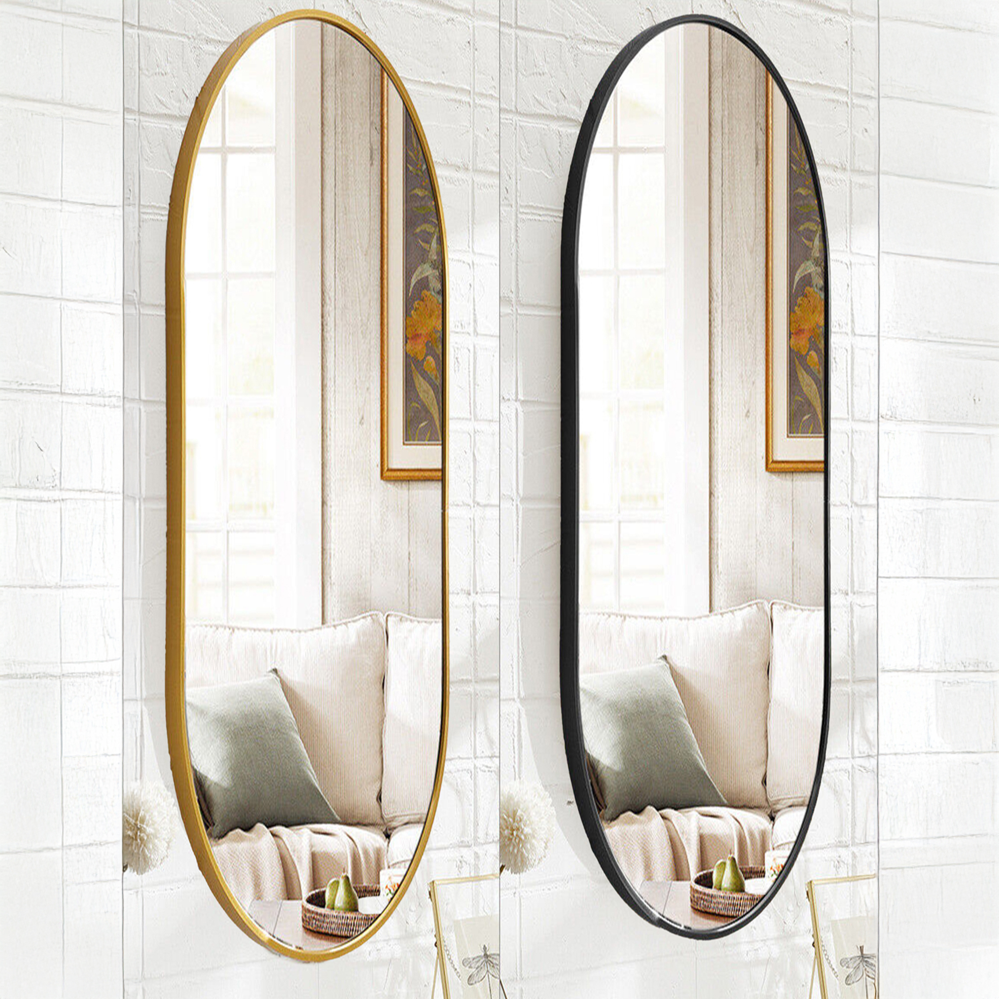 50% off on Espejo 2x Pill Framed Mirror Set | OneDayOnly