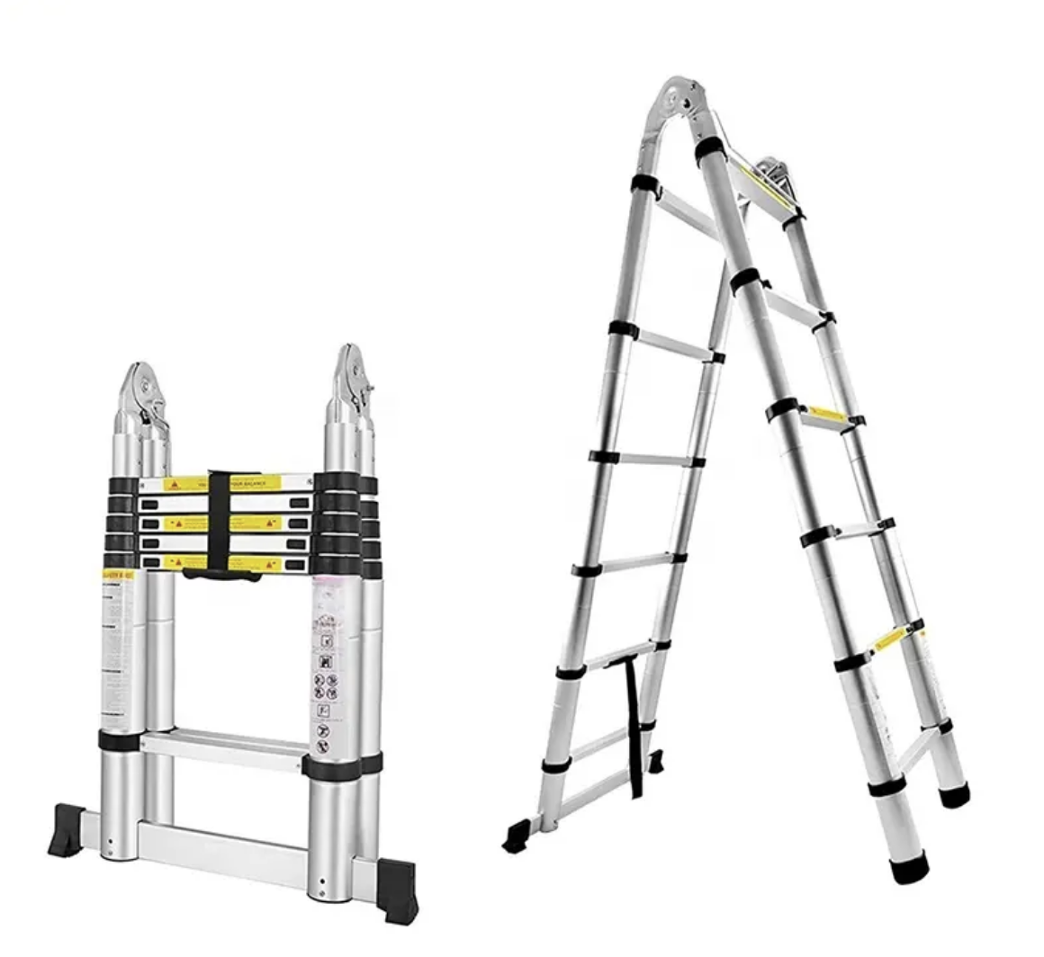 Folding Aluminium Telescopic Step Ladder