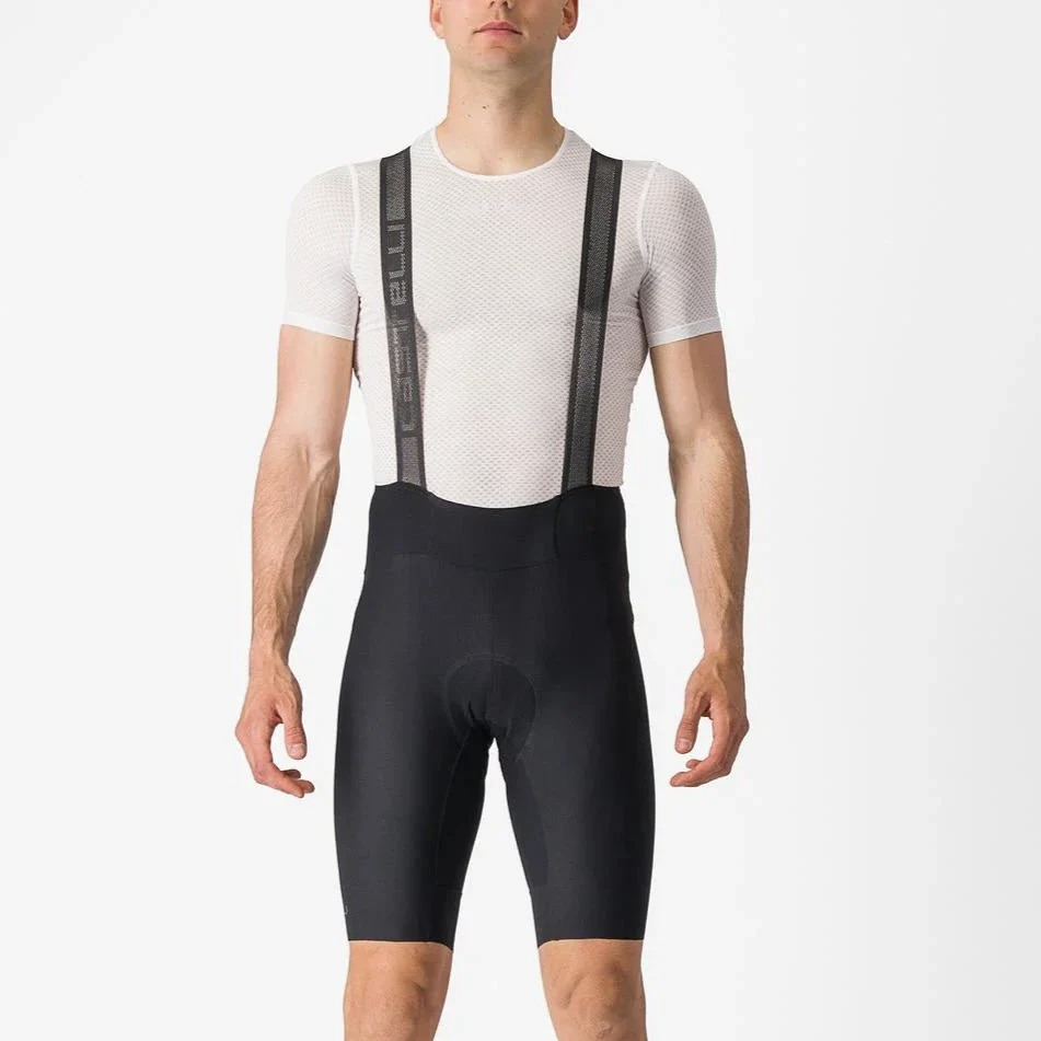 Men's Black Espresso Bibshort