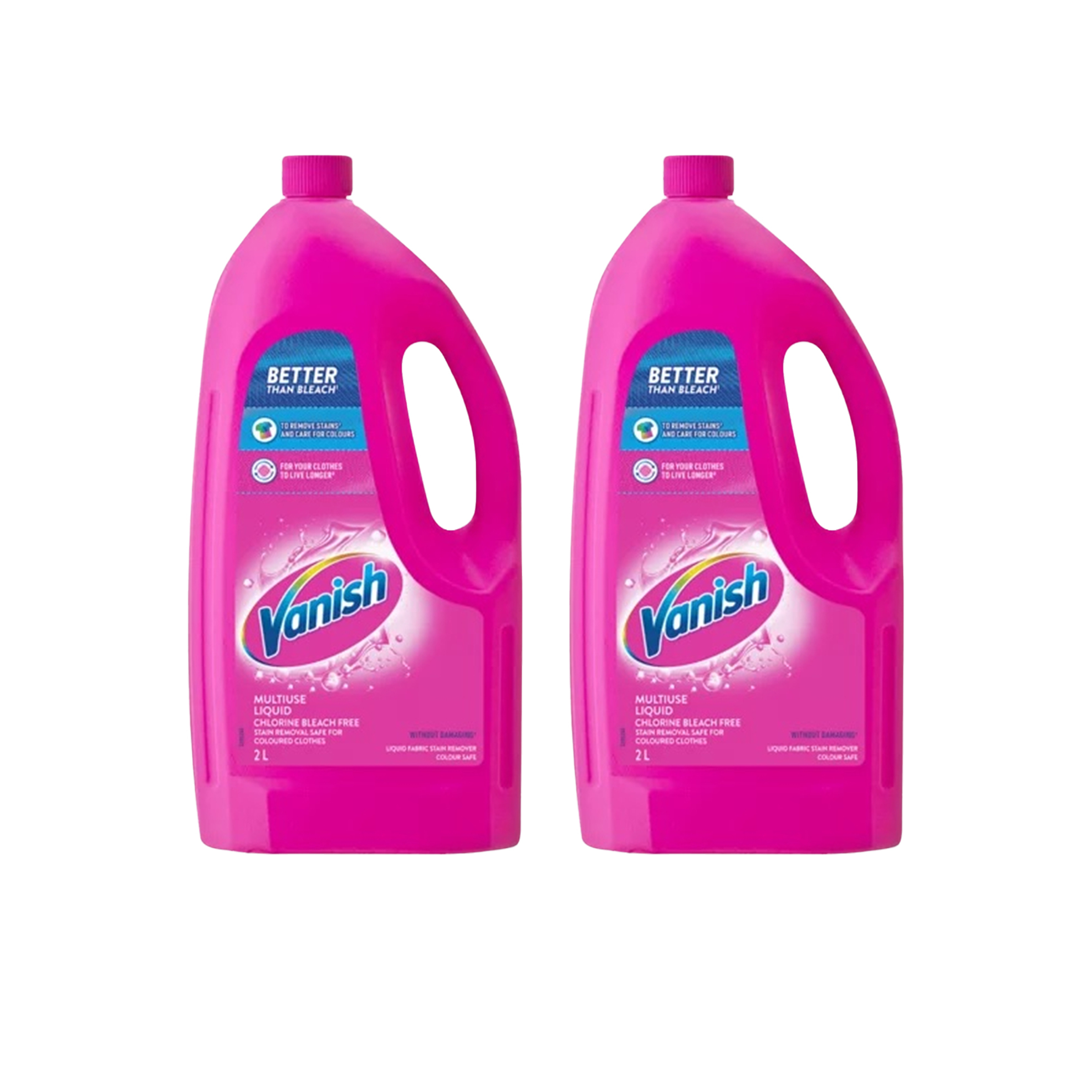 2x 2L Liquid Fabric Stain Removers