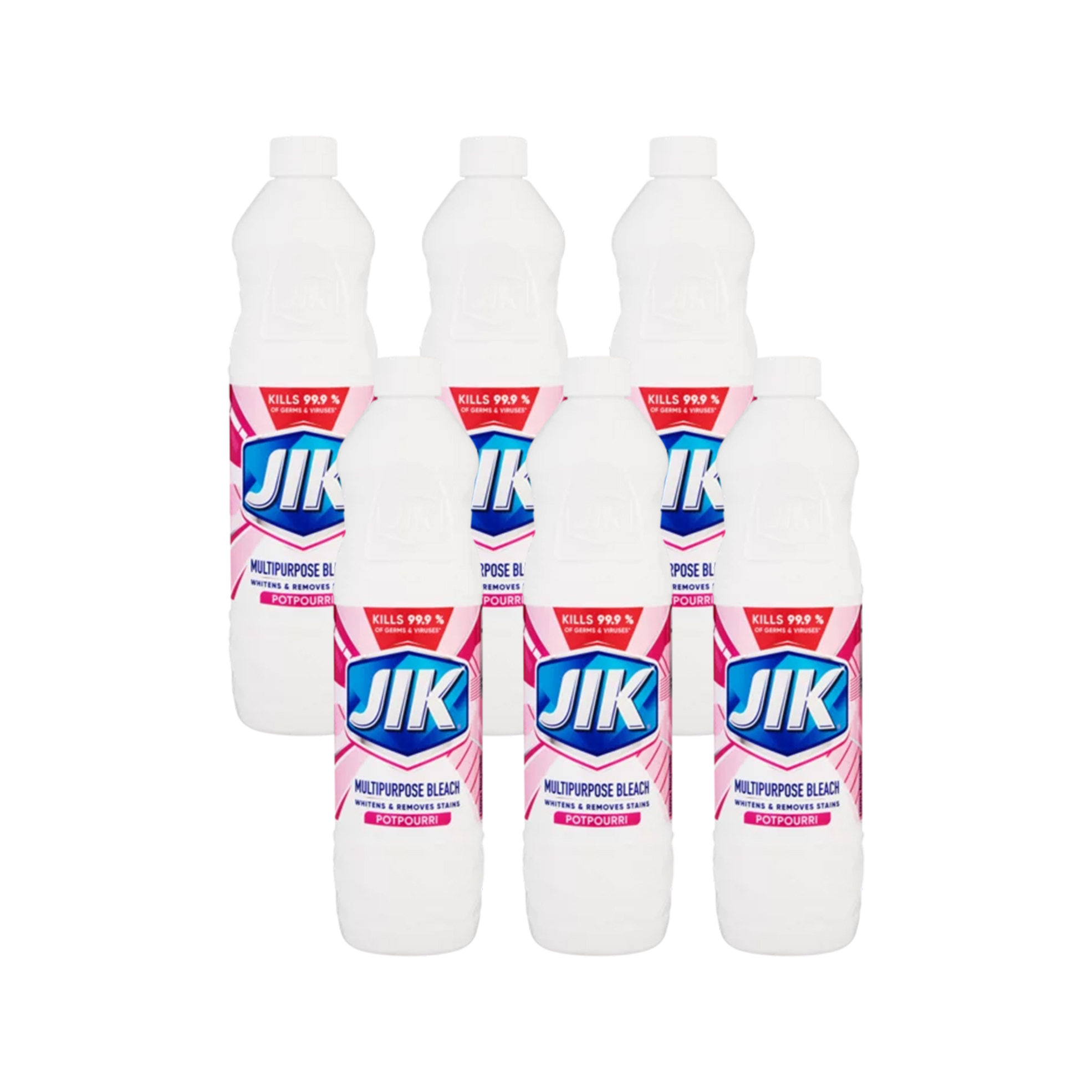 6x 750ml Liquid Thin Bleach