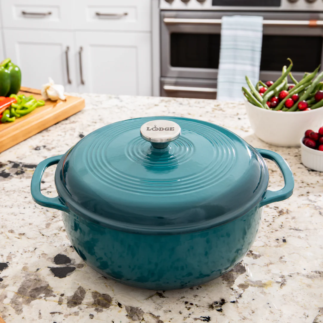 Lodge ENAMELED CAST IRON エナメル キャストアイアン 29% off on Lodge 5.7L Enamel Dutch Oven | OneDayOnly