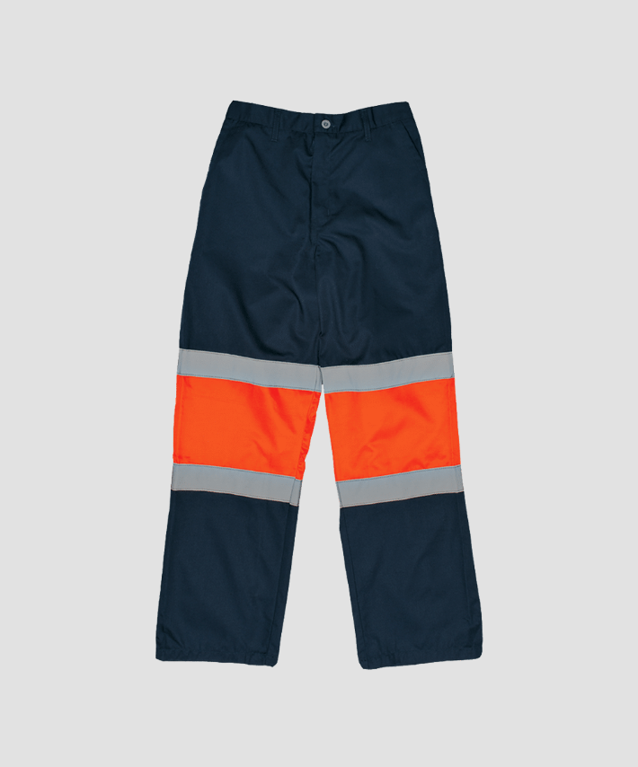 Navy & Orange