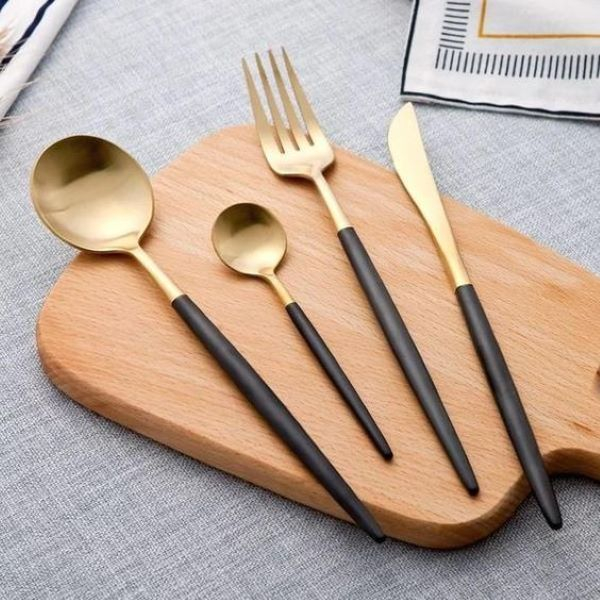 24-Piece Stainless Steel Cutlery Set
