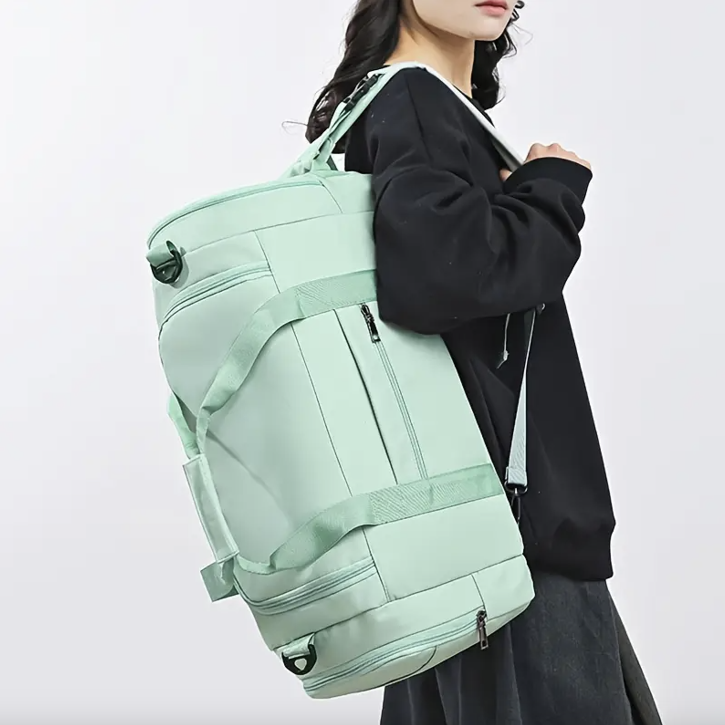 10-Compartment Multiway Duffel Backpack