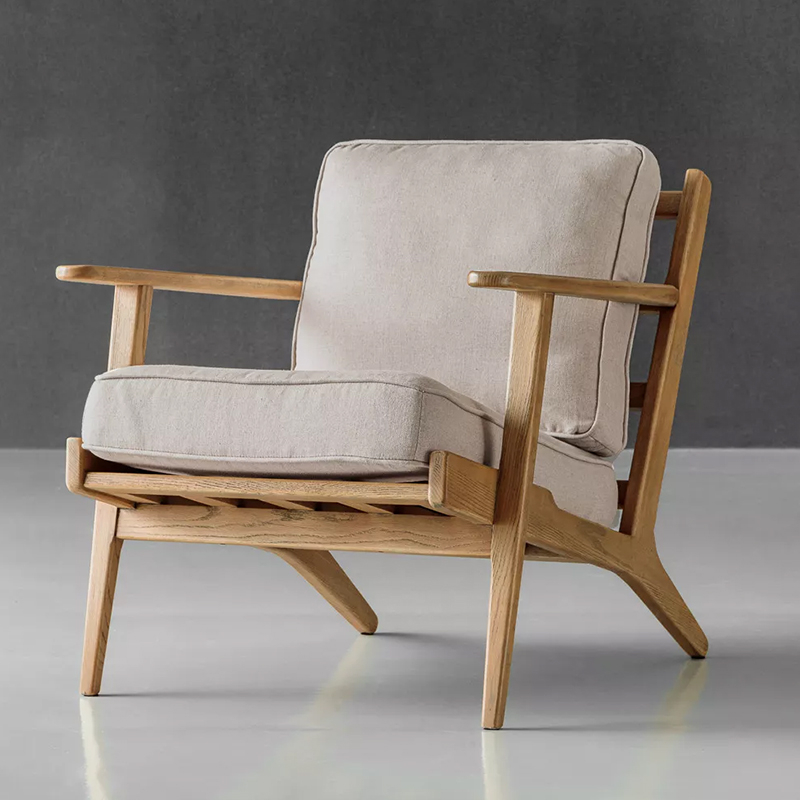 Luxurious Taupe Armchair