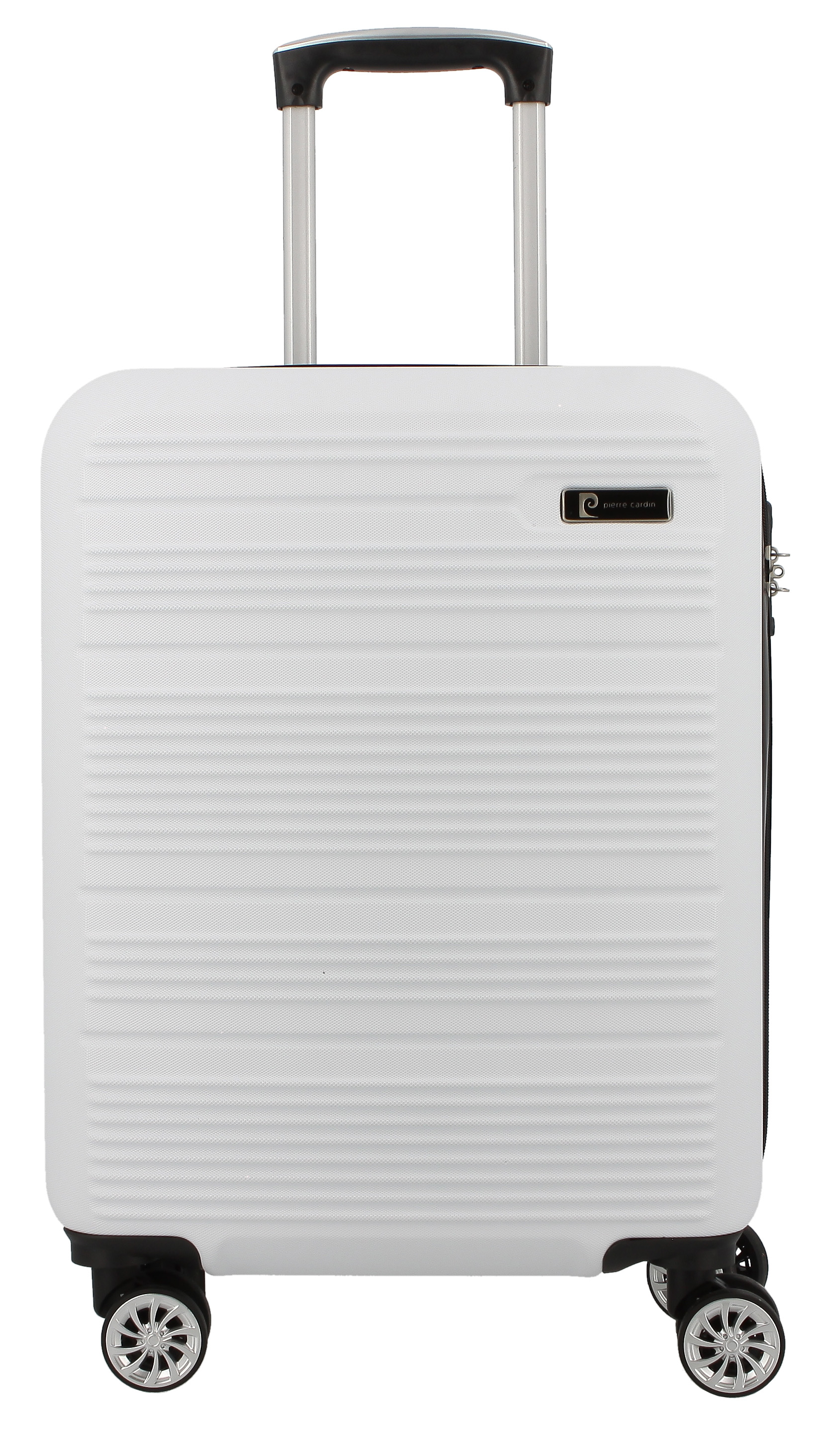 ABS White Gaspar Hardcase Medium Luggage with TSA Lock