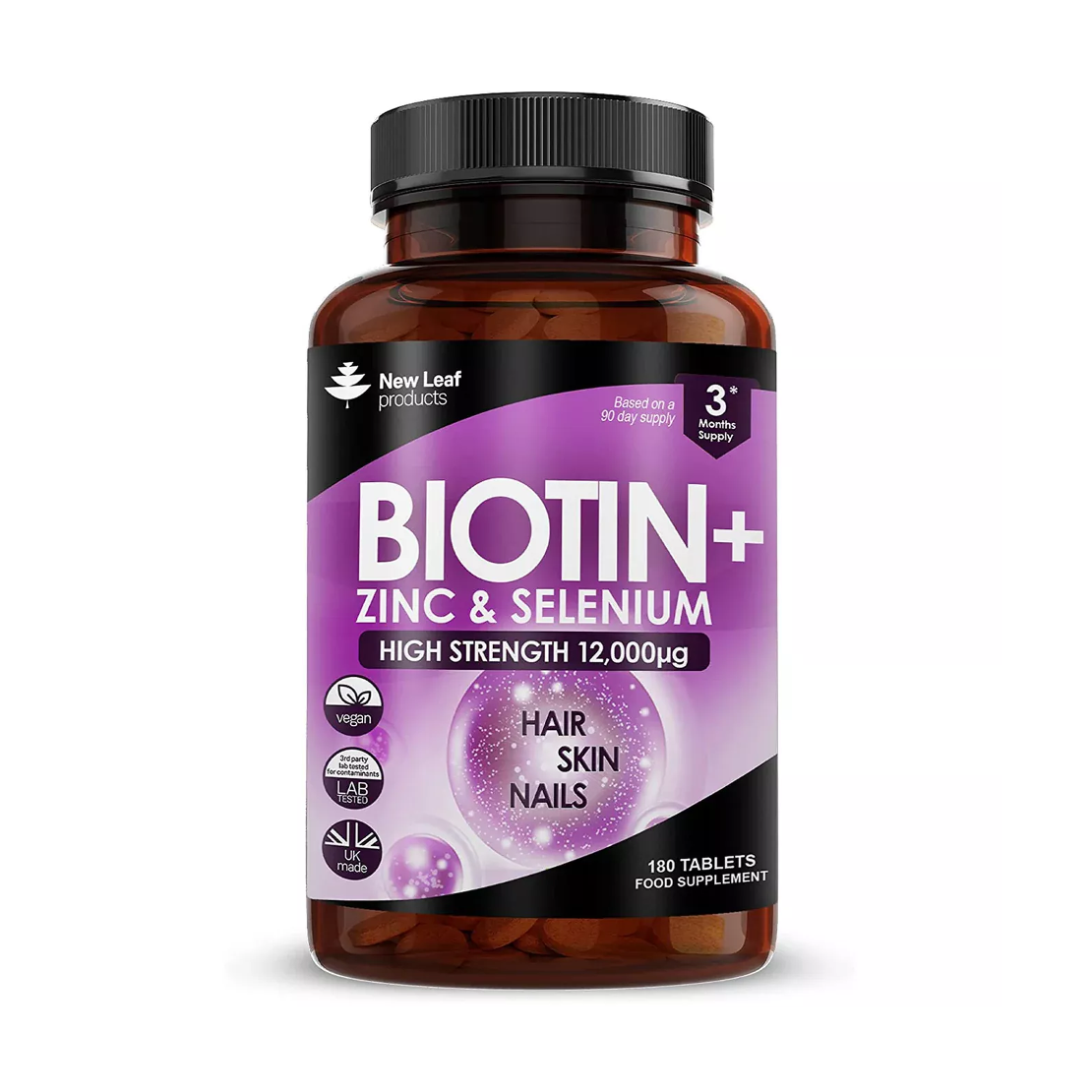 Biotin Hair Growth Supplement (180's)