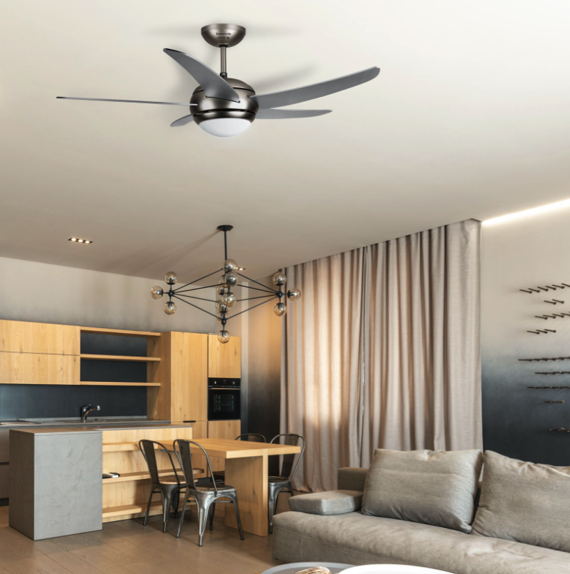 70W 120cm Fresko 5B Ceiling Fan with Bulb (Model: 942113)