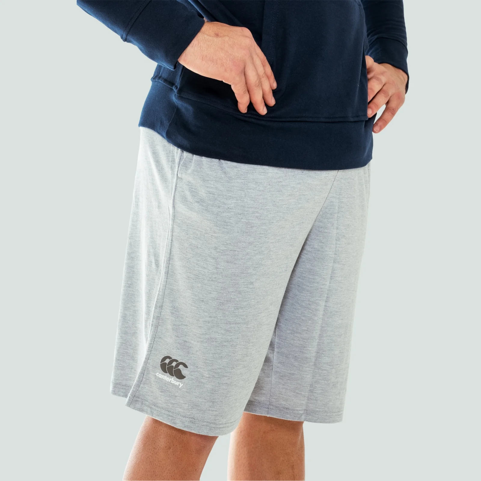 Men's Grey Marle Anchor Knit 9" Shorts