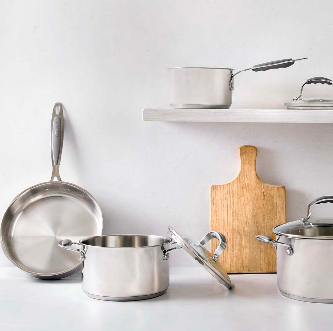 7-Piece Stainless Steel Classic Chef Cookware Set