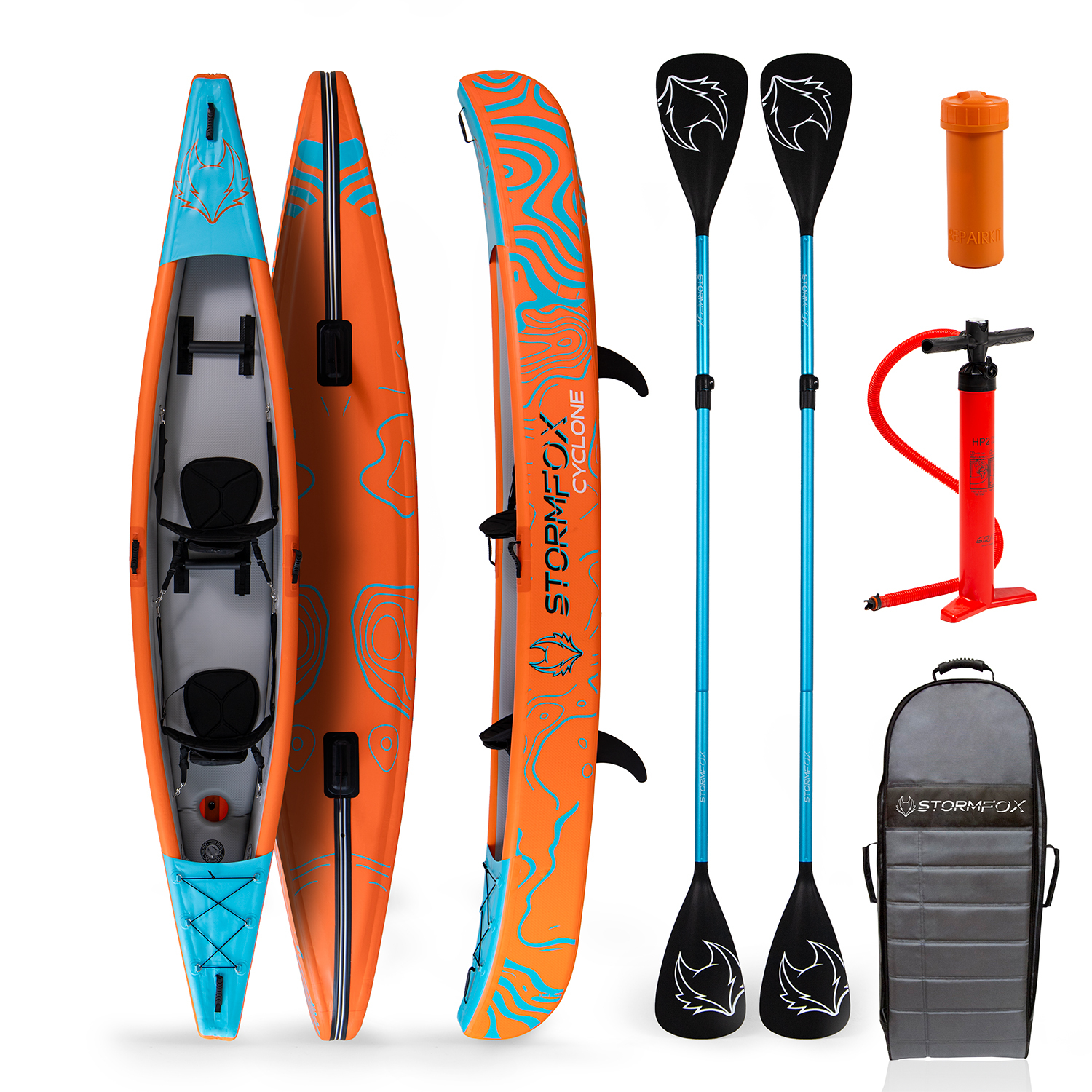 2-Seater Cyclone Canoe Kit