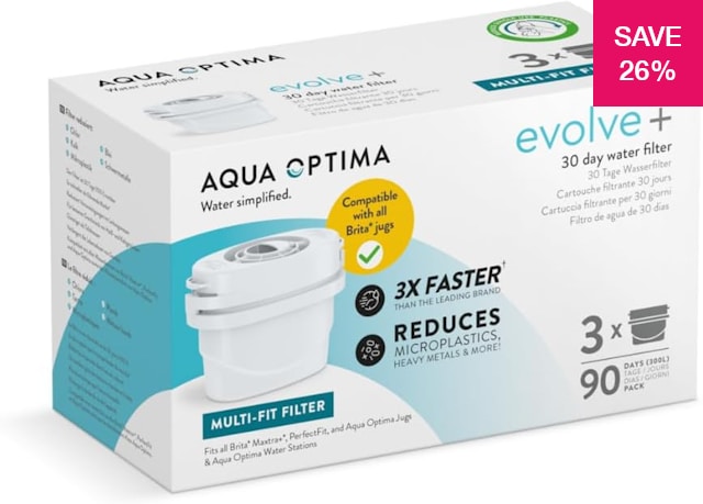 26% off on 1x or 3x 30-Day Evolve+ Filters | OneDayOnly