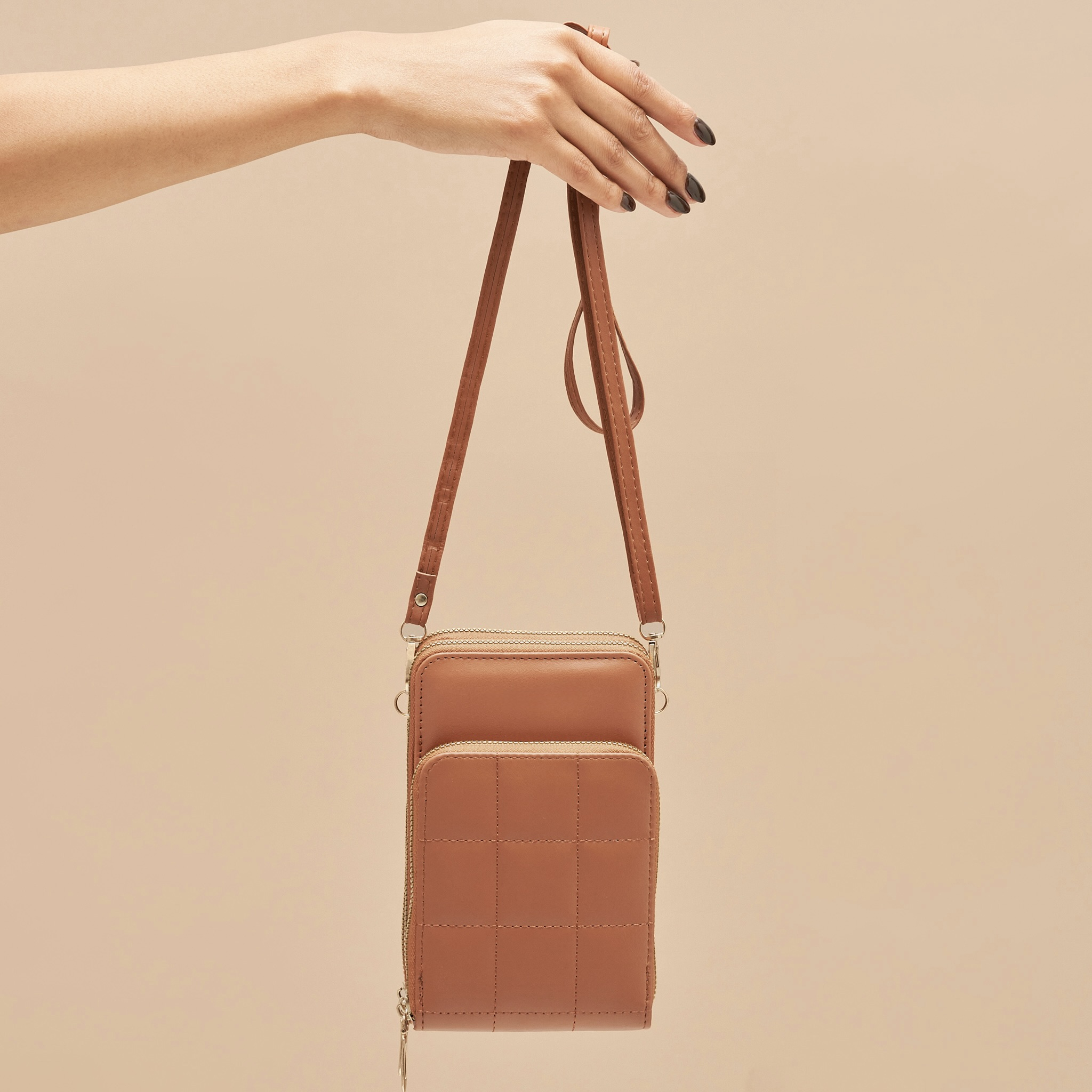 67% off on Luxora 3-Pocket Crossbody Bag | OneDayOnly