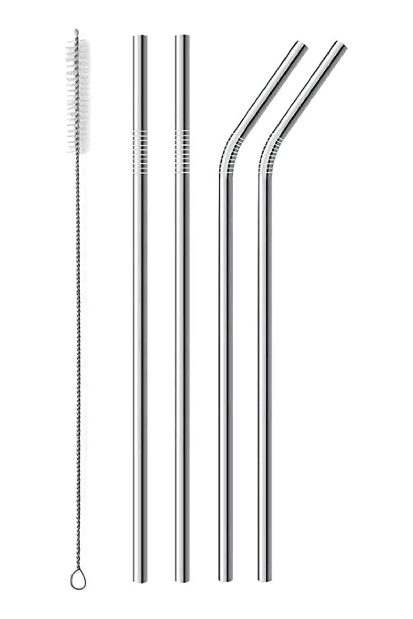 53% off on 2x Stainless Steel Straw Sets | OneDayOnly