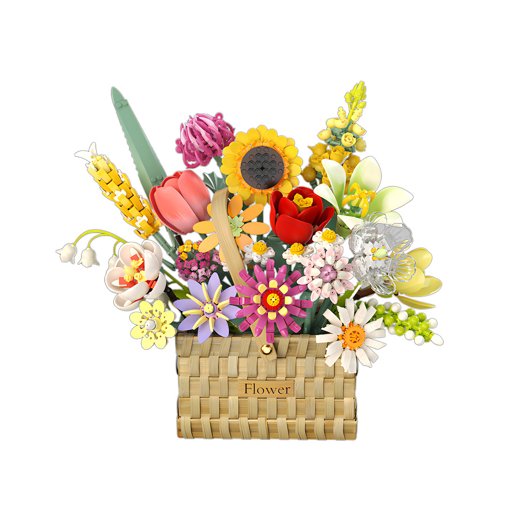 1614-Piece Flower Basket Building Set