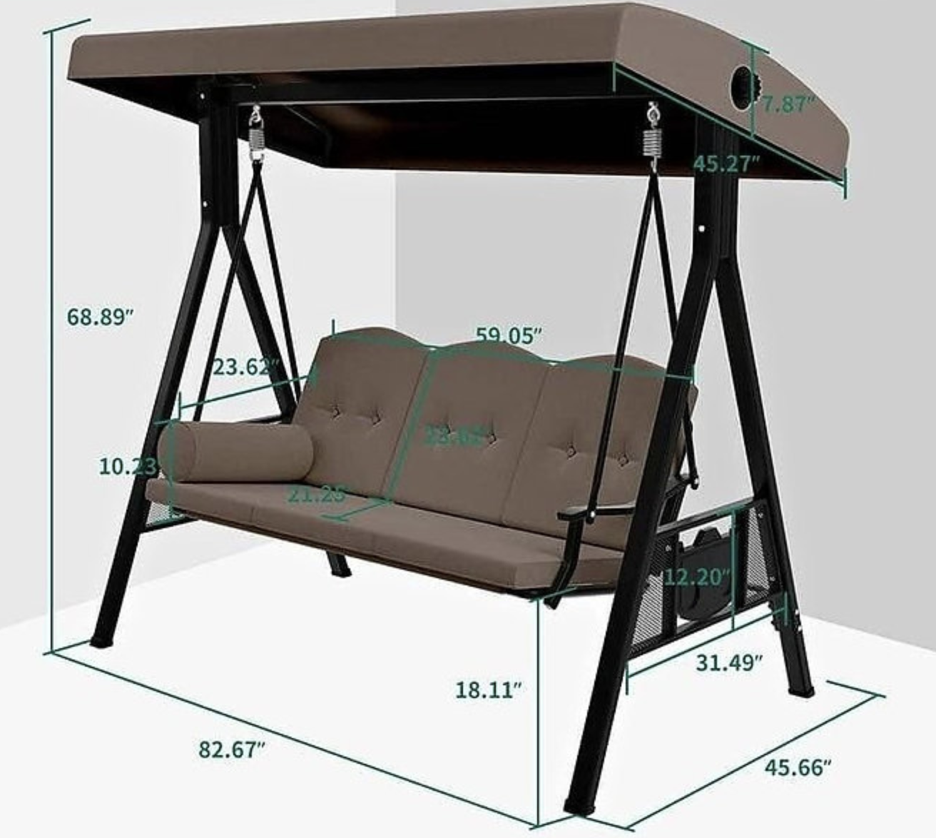 40% off on Outdoor Swing With Canopy | OneDayOnly