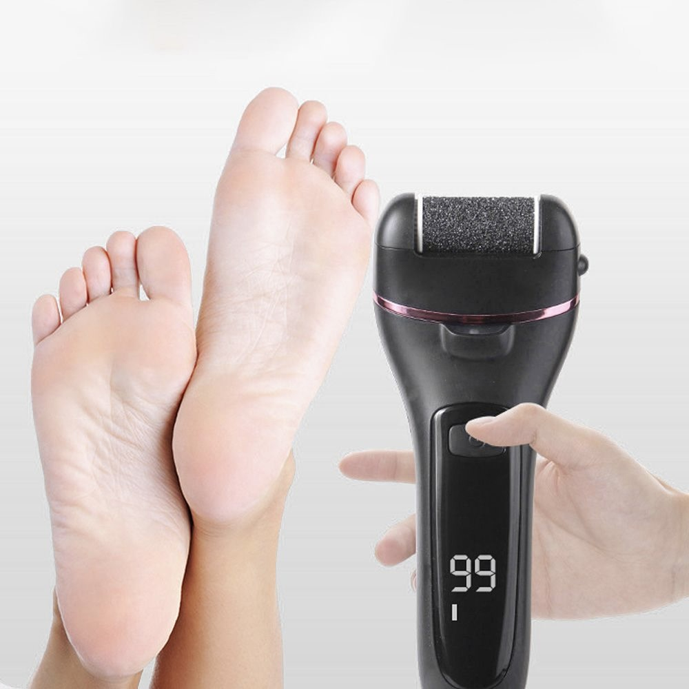 Portable Rechargeable Foot File with Charging Cable