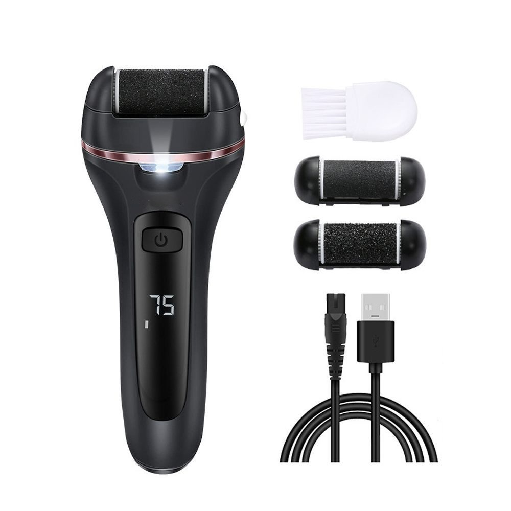 Portable Rechargeable Foot File with Charging Cable