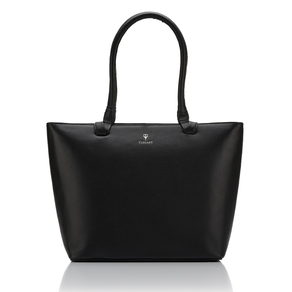 Genuine Leather Bella Shopper Handbag