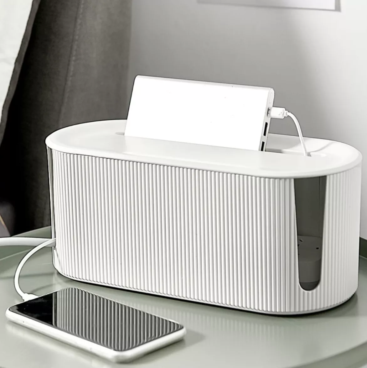 40% off on Luxe Home Ribbed Cable Storage Box | OneDayOnly