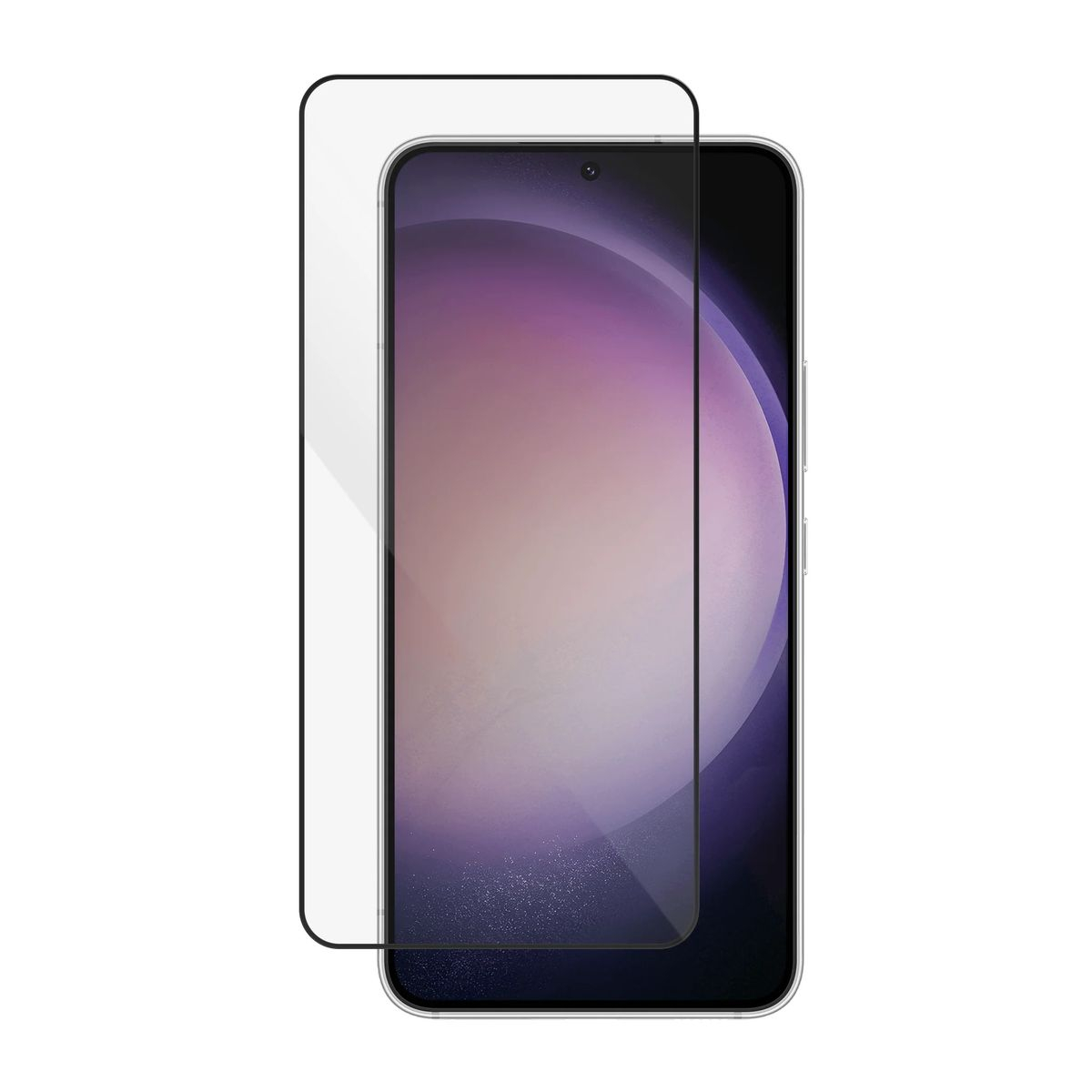 5x Black-Edged Tempered Glass Screen Protectors